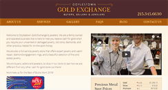 Desktop Screenshot of doylestowngoldexchange.com